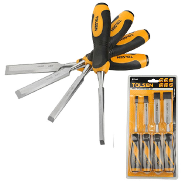 Bộ đục gỗ 4 cây Tolsen 25384