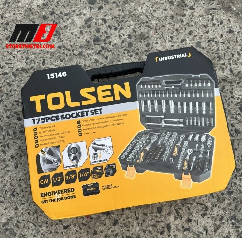 Bộ dụng cụ mở bulong 175 món Tolsen 15146